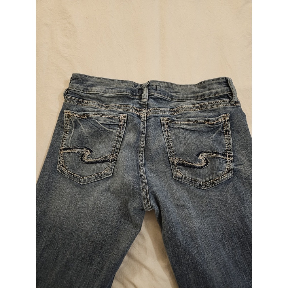 Silver Jeans Co Suki Slim Boot Jeans Women's W31 Dark Wash - Picture 2 of 9